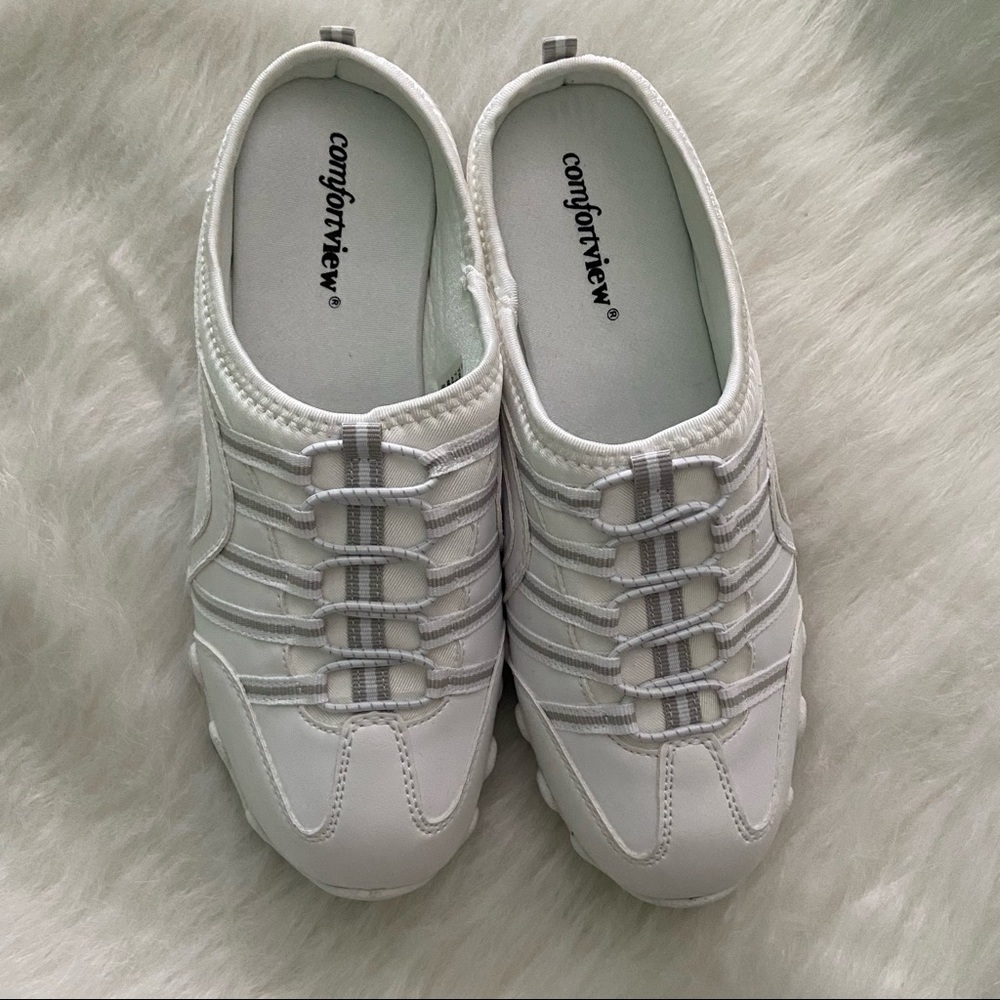 Comfort View Trina Mule Sneakers White